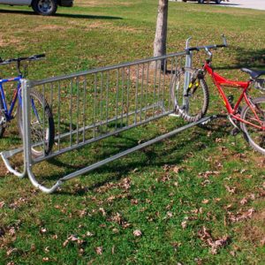 Modern Double-Sided Bike Rack