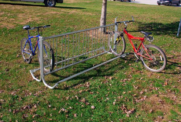 Modern Double-Sided Bike Rack