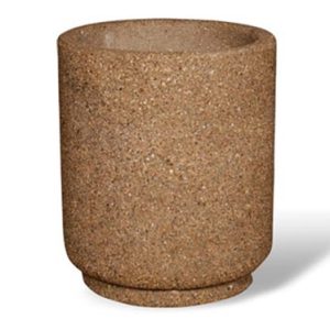 31" Round Concrete Planter