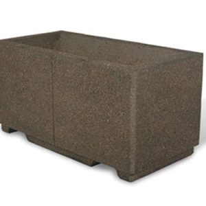 48" Rectangular Concrete Planter