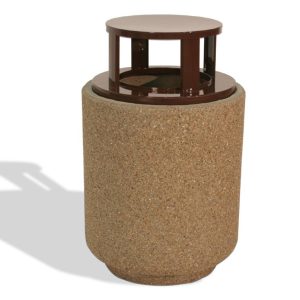 40 Gallon Round Trash Receptacle