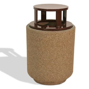 60 Gallon Round Trash Receptacle