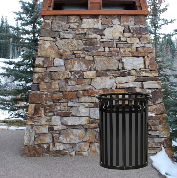 Streetscape Classic Outdoor Trash Receptacle