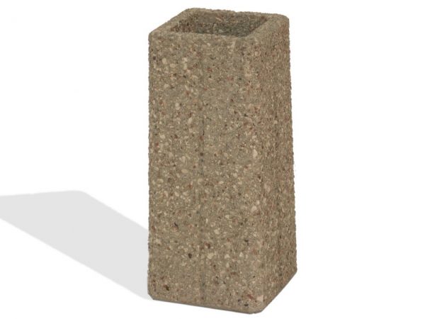 Square Concrete Ash Urn